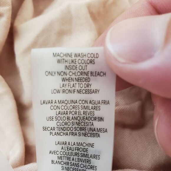 Calvin Klein Mixed Media V-Neck Top size Large - Picture 12 of 12